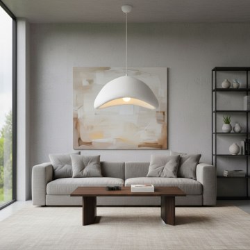 Brilagi - Luster na sajli LUNA 1xE27/40W/230V pr. 52 cm bijeli