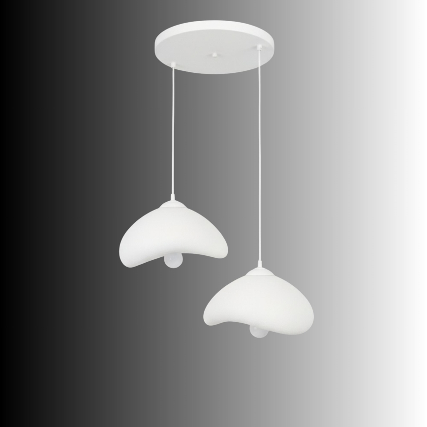 Brilagi - Luster na sajli LUNA 2xE27/40W/230V Ø 45 cm bijela