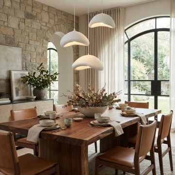 Brilagi - Luster na sajli LUNA 3xE27/40W/230V promjer 82 cm bijela