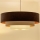 Brilagi - Luster na sajli LUNETA 3xE27/60W/230V Ø 80 cm smeđa/bež/krem