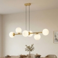 Brilagi - Luster na sajli MALONY 6xE14/20W/230V zlatni