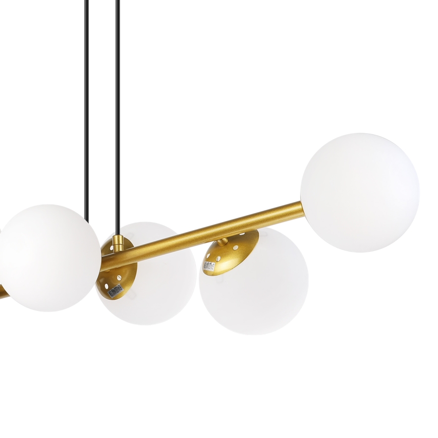 Brilagi - Luster na sajli MALONY 6xE14/20W/230V zlatni