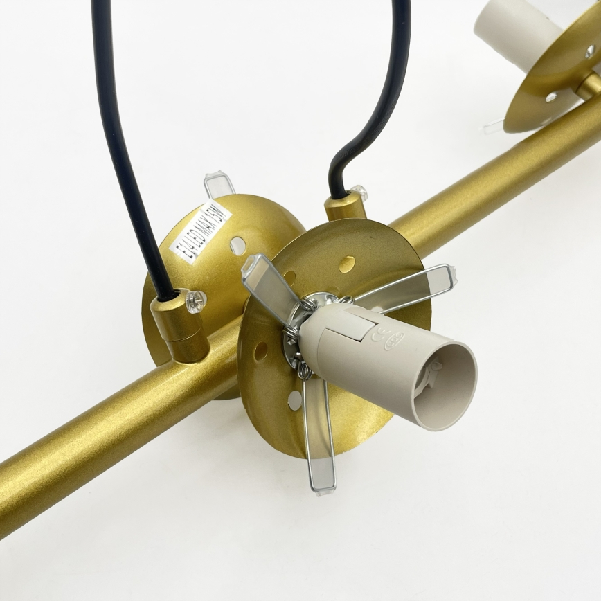 Brilagi - Luster na sajli MALONY 6xE14/20W/230V zlatni