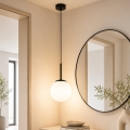Brilagi - Luster na sajli MILO 1xE27/60W/230V crni