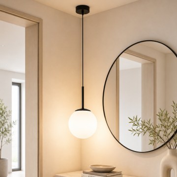 Brilagi - Luster na sajli MILO 1xE27/60W/230V crni