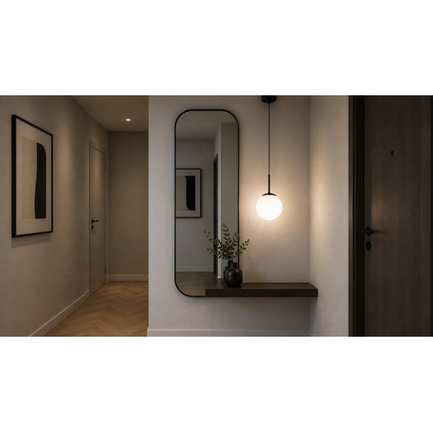 Brilagi - Luster na sajli MILO 1xE27/60W/230V crni