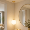 Brilagi - Luster na sajli MILO 1xE27/60W/230V zlatni