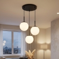 Brilagi - Luster na sajli MILO 3xE27/60W/230V crna