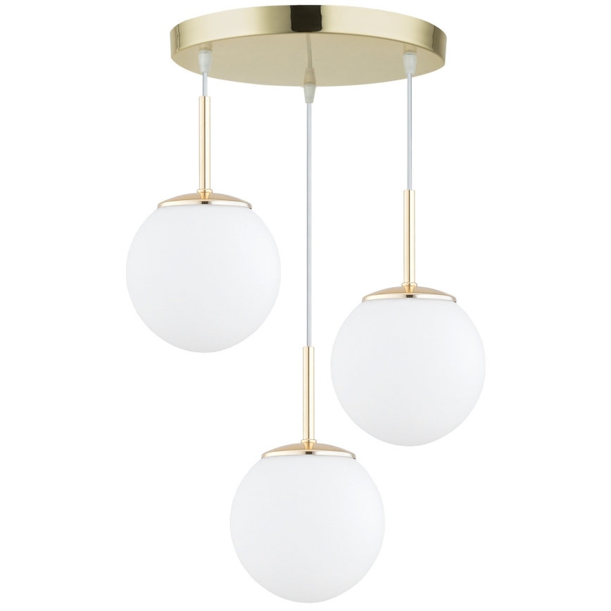 BRILAGI - Luster na sajli MILO 3xE27/60W/230V zlatni