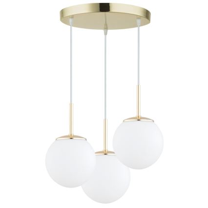 BRILAGI - Luster na sajli MILO 3xE27/60W/230V zlatni