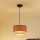 Brilagi - Luster na sajli MONTANA BOHO 1xE27/15W/230V pr. 25 cm smeđa/crna