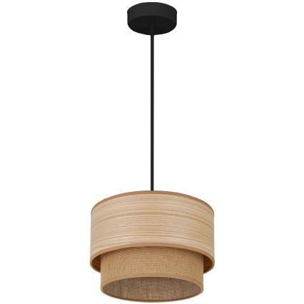 Brilagi - Luster na sajli MONTANA BOHO 1xE27/15W/230V pr. 25 cm smeđa/crna