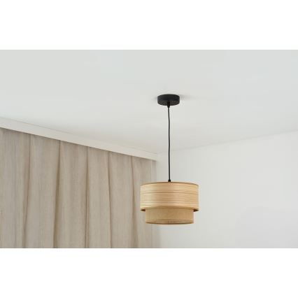 Brilagi - Luster na sajli MONTANA BOHO 1xE27/15W/230V pr. 25 cm smeđa/crna