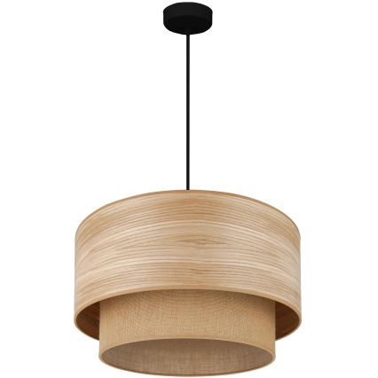 Brilagi - Luster na sajli MONTANA BOHO 1xE27/15W/230V pr. 45 cm smeđa/crna