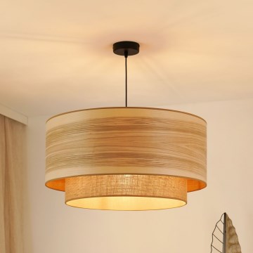 Brilagi - Luster na sajli MONTANA BOHO 1xE27/15W/230V pr. 60 cm smeđa/crna