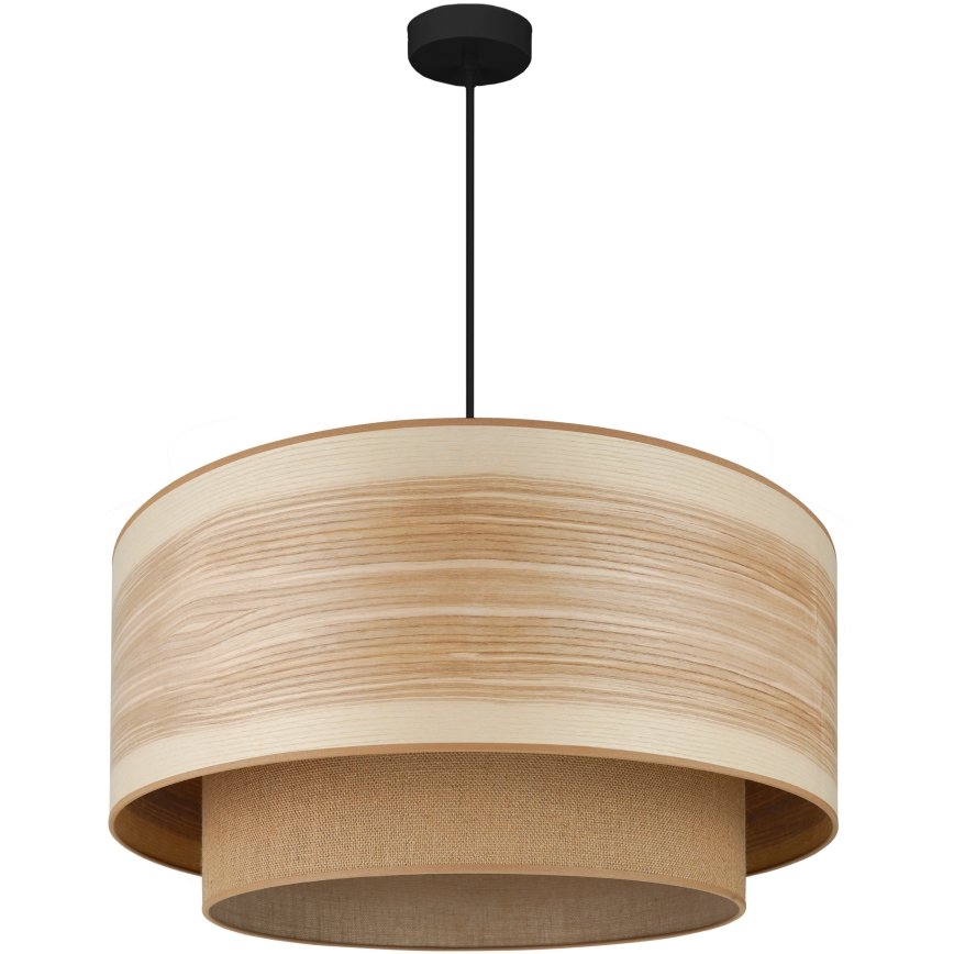 Brilagi - Luster na sajli MONTANA BOHO 1xE27/15W/230V pr. 60 cm smeđa/crna