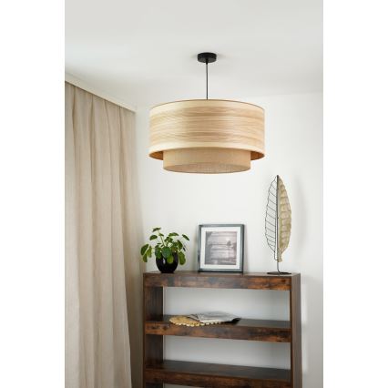 Brilagi - Luster na sajli MONTANA BOHO 1xE27/15W/230V pr. 60 cm smeđa/crna