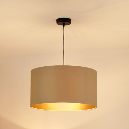 Brilagi - Luster na sajli OREGON ROLLER VEGE 1xE27/15W/230V pr. 45 cm bež