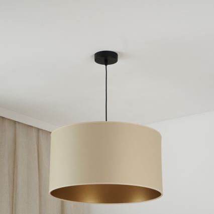 Brilagi - Luster na sajli OREGON ROLLER VEGE 1xE27/15W/230V pr. 45 cm bež