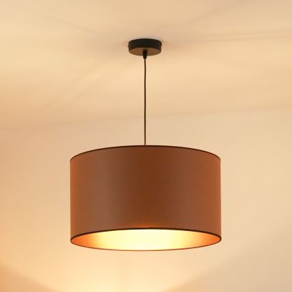 Brilagi - Luster na sajli OREGON ROLLER VEGE 1xE27/15W/230V pr. 45 cm smeđa