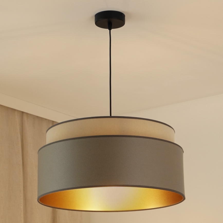 Brilagi - Luster na sajli OREGON VEGE 1xE27/15W/230V pr. 45 cm siva