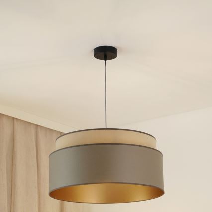 Brilagi - Luster na sajli OREGON VEGE 1xE27/15W/230V pr. 45 cm siva