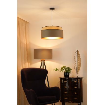 Brilagi - Luster na sajli OREGON VEGE 1xE27/15W/230V pr. 45 cm siva