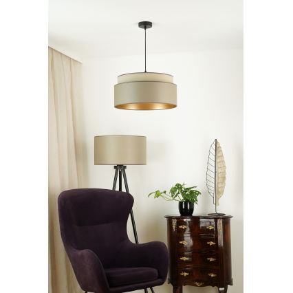 Brilagi - Luster na sajli OREGON VEGE 1xE27/15W/230V pr. 45 cm siva