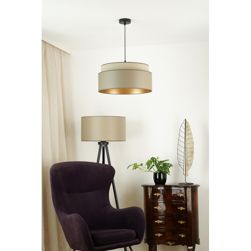 Brilagi - Luster na sajli OREGON VEGE 1xE27/15W/230V pr. 45 cm siva