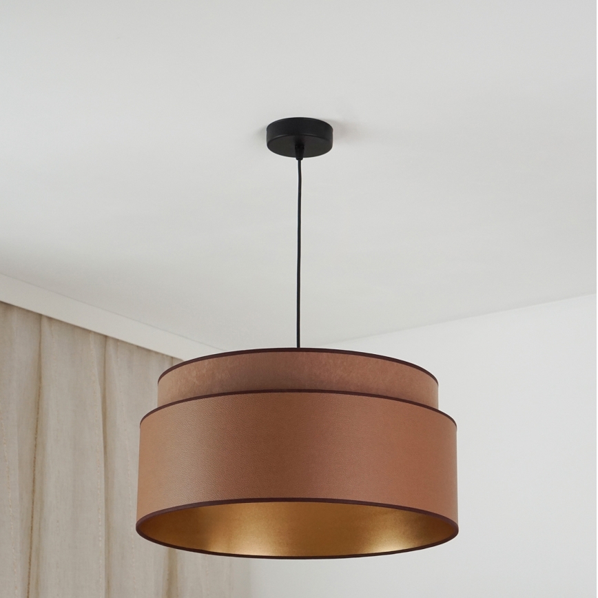 Brilagi - Luster na sajli OREGON VEGE 1xE27/15W/230V pr. 45 cm smeđa