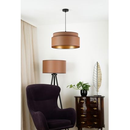 Brilagi - Luster na sajli OREGON VEGE 1xE27/15W/230V pr. 45 cm smeđa