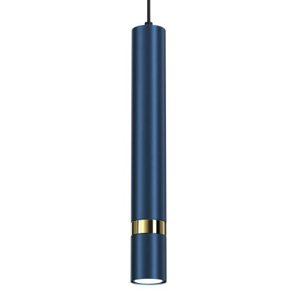 Brilagi - Luster na sajli POKER 1xGU10/25W/230V plava/zlatna