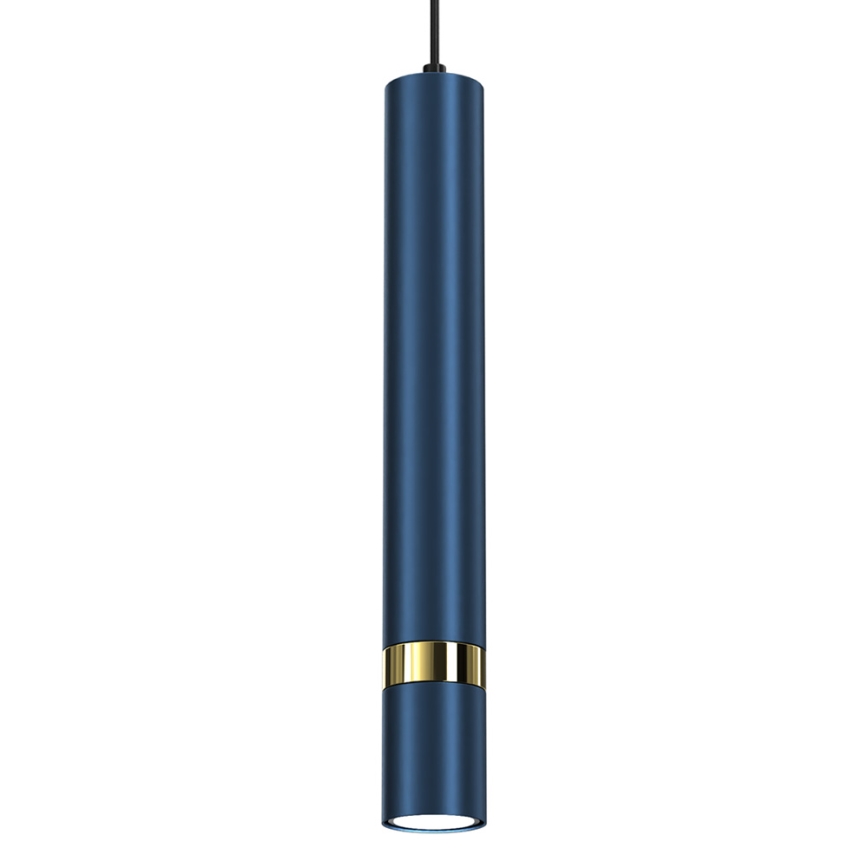 Brilagi - Luster na sajli POKER 1xGU10/25W/230V plava/zlatna