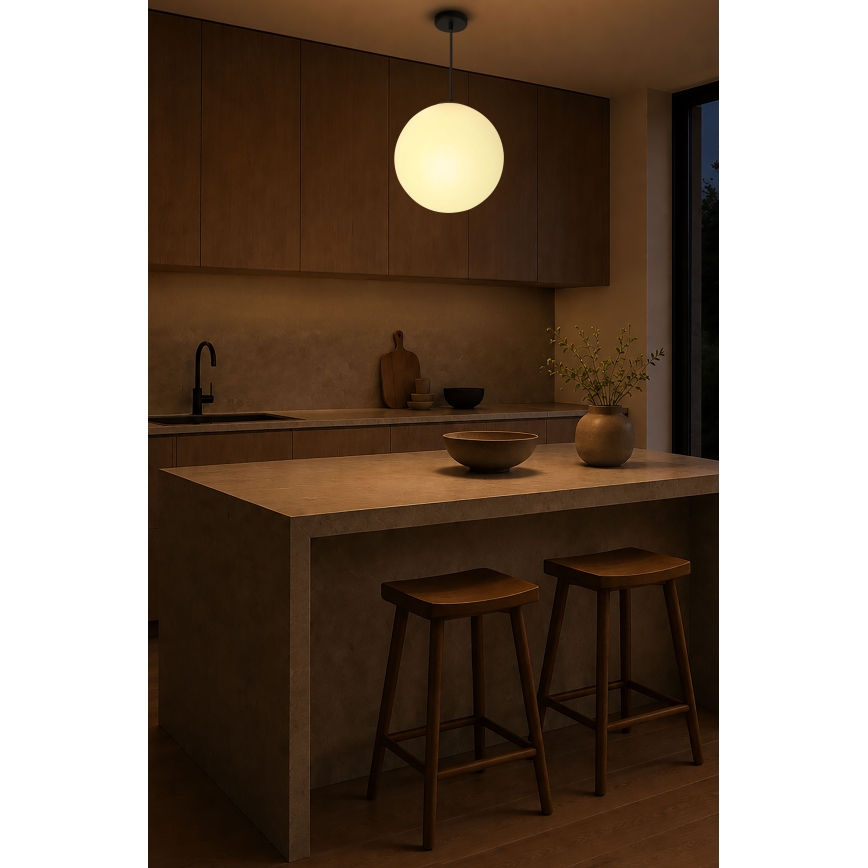 BRILAGI - Luster na sajli POLOS 1xE27/40W/230V pr. 30 cm crna