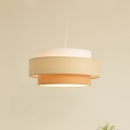 Brilagi - Luster na sajli RESNA 1xE27/60W/230V Ø 40 cm krem/bež