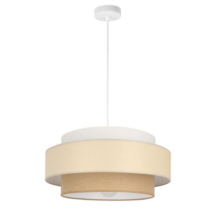 Brilagi - Luster na sajli RESNA 1xE27/60W/230V Ø 40 cm krem/bež