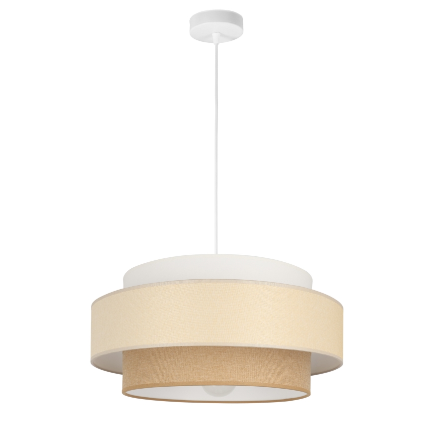 Brilagi - Luster na sajli RESNA 1xE27/60W/230V Ø 40 cm krem/bež