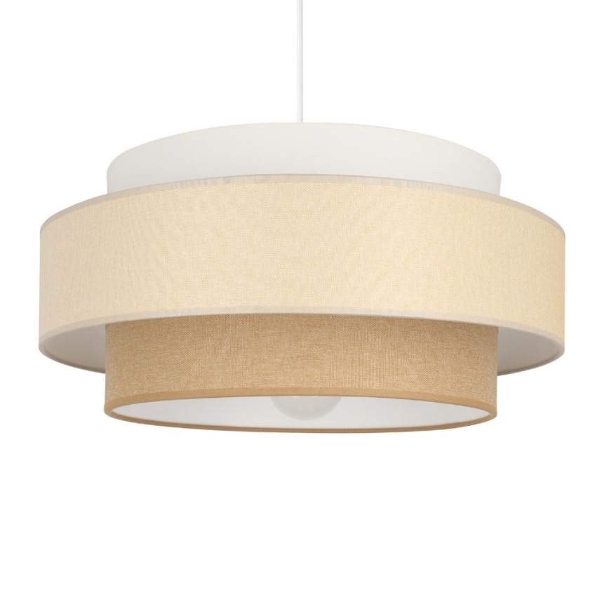 Brilagi - Luster na sajli RESNA 1xE27/60W/230V Ø 40 cm krem/bež