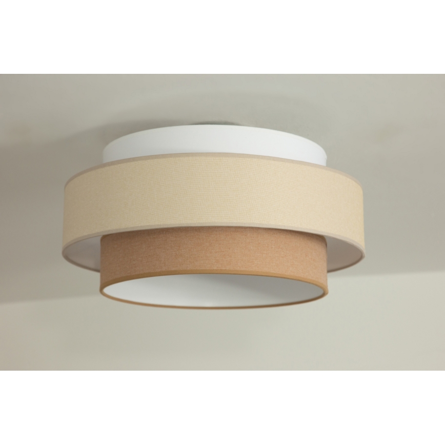 Brilagi - Luster na sajli RESNA 1xE27/60W/230V Ø 40 cm krem/bež