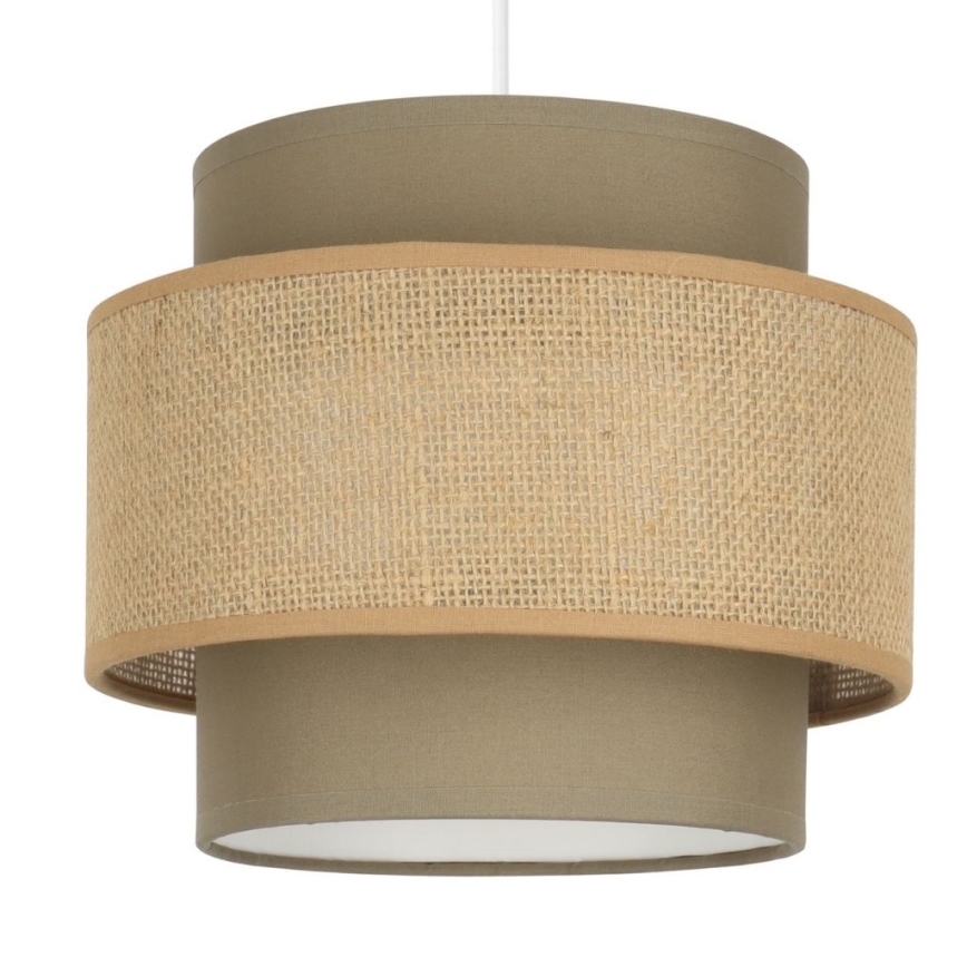 Brilagi - Luster na sajli RESNA 3xE27/60W/230V Ø 45 cm smeđa/bež