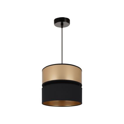 Brilagi - Luster na sajli ROYAL 1xE27/15W/230V pr. 25 cm crna/zlatna