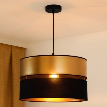 Brilagi - Luster na sajli ROYAL 1xE27/15W/230V pr. 40 cm crna/zlatna