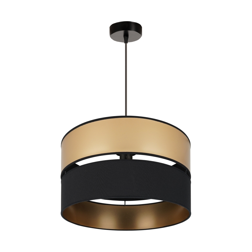 Brilagi - Luster na sajli ROYAL 1xE27/15W/230V pr. 40 cm crna/zlatna
