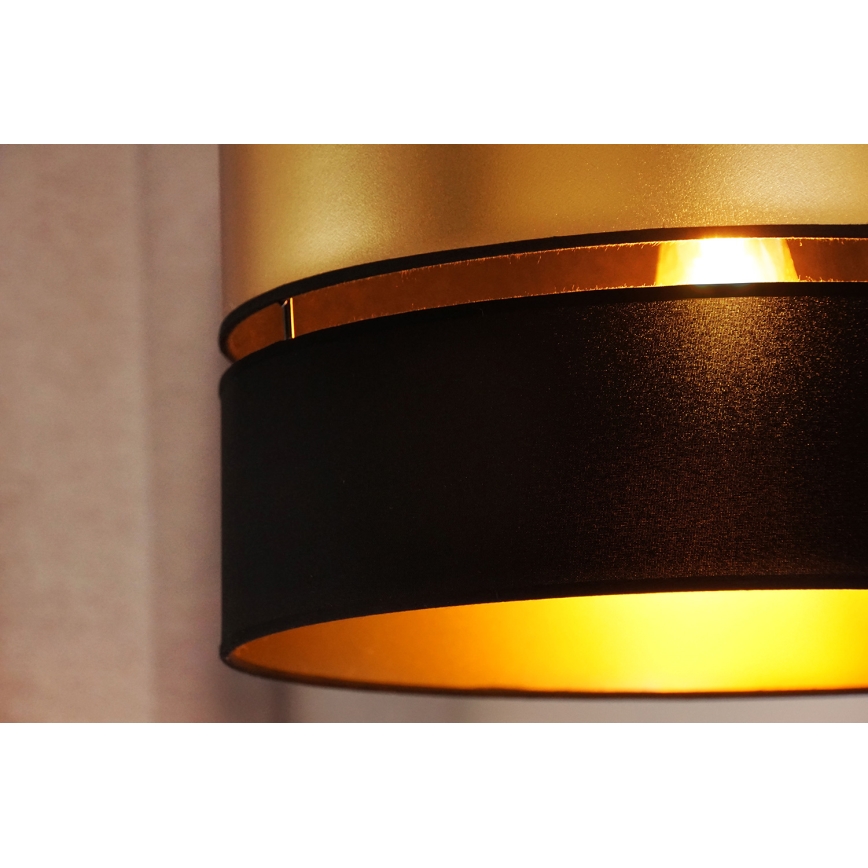 Brilagi - Luster na sajli ROYAL 1xE27/15W/230V pr. 40 cm crna/zlatna