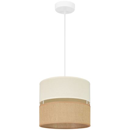 Brilagi - Luster na sajli ROYAL YUTE 1xE27/15W/230V pr. 25 cm bež/krem