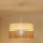 Brilagi - Luster na sajli ROYAL YUTE 1xE27/15W/230V pr. 40 cm bež/krem