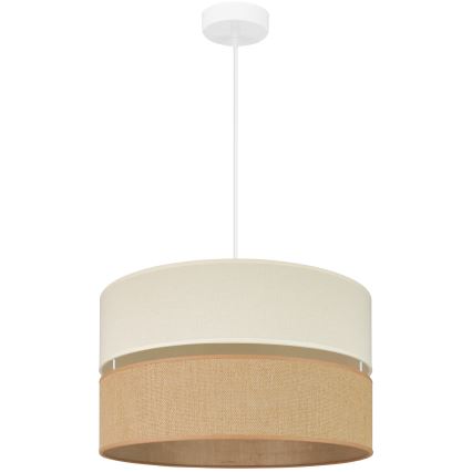Brilagi - Luster na sajli ROYAL YUTE 1xE27/15W/230V pr. 40 cm bež/krem