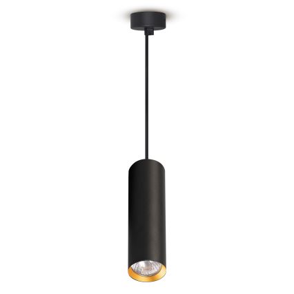 Brilagi - Luster na sajli SELE 1xGU10/30W/230V crna/zlatna