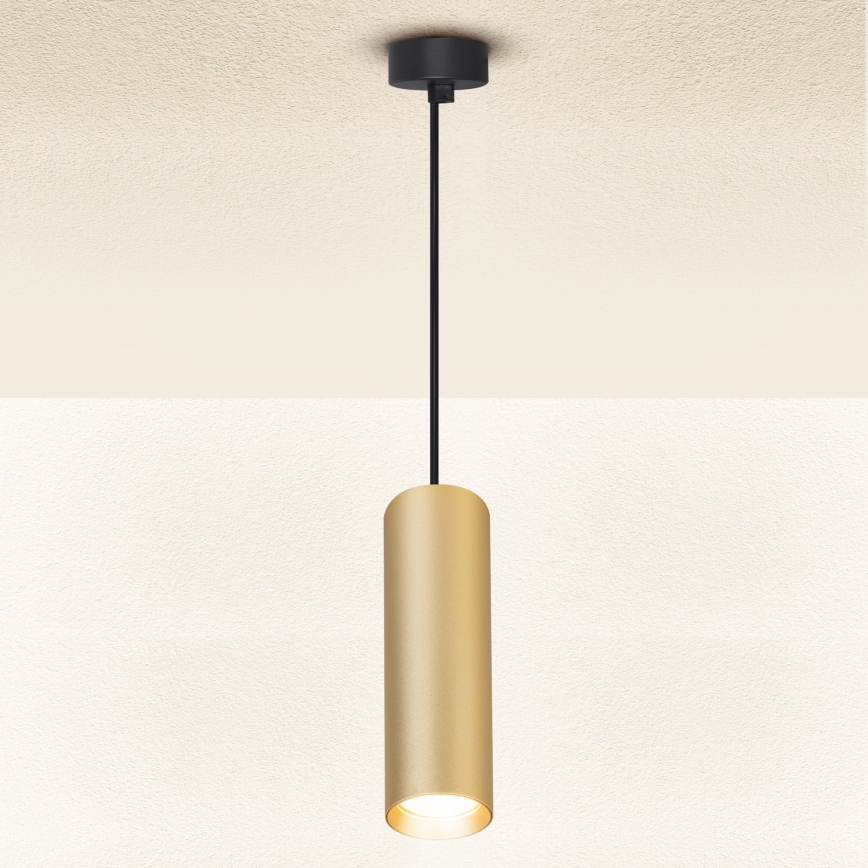 Brilagi - Luster na sajli SELE 1xGU10/30W/230V crna/zlatna