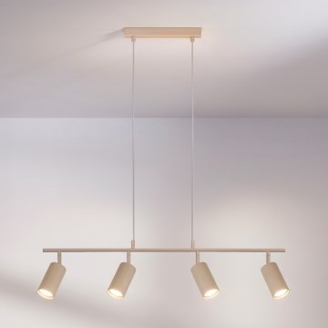 Brilagi - Luster na sajli SELE 4xGU10/30W/230V bež